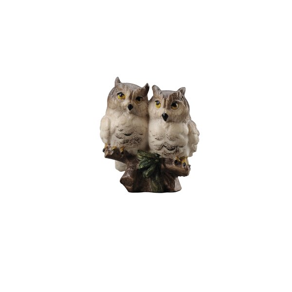 Pair of owl - colored - 2 inch