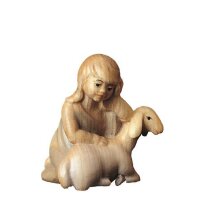 Girl with sheep - color - 2¼ inch