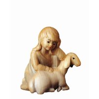 Child with sheep - color - 3½ inch
