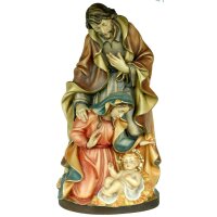 Holy family - color carved - 17,3 inch