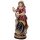 Girl with mandolin - color carved - 23½ inch