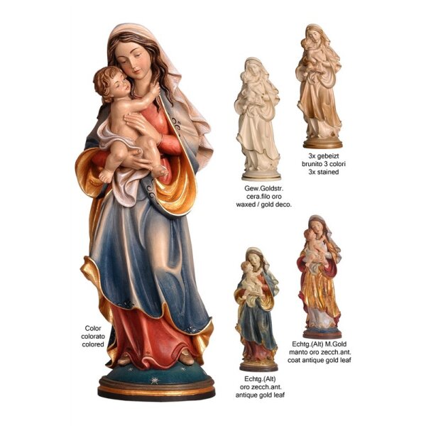Madonna of Peace - stained - 3 inch