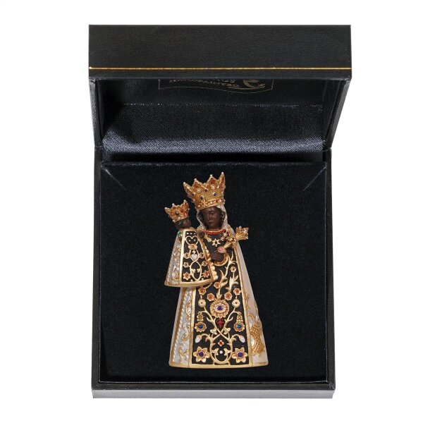 Virgin of Altötting with case - colored - 3 inch