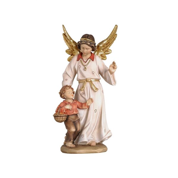 Guardian angel with boy - colored - 3 inch