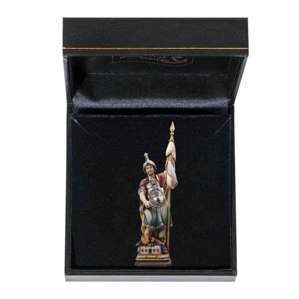 St. Florian with case - colored - 3 inch