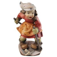 Skiers girl - color - 4½ inch