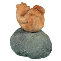 Bear on stone - color - 2,4 inch