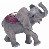 Elefantino in piedi - colorato - 11 cm