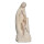 Our Lady of Lourdes with Bernadette modern style - natural wood - 3 inch