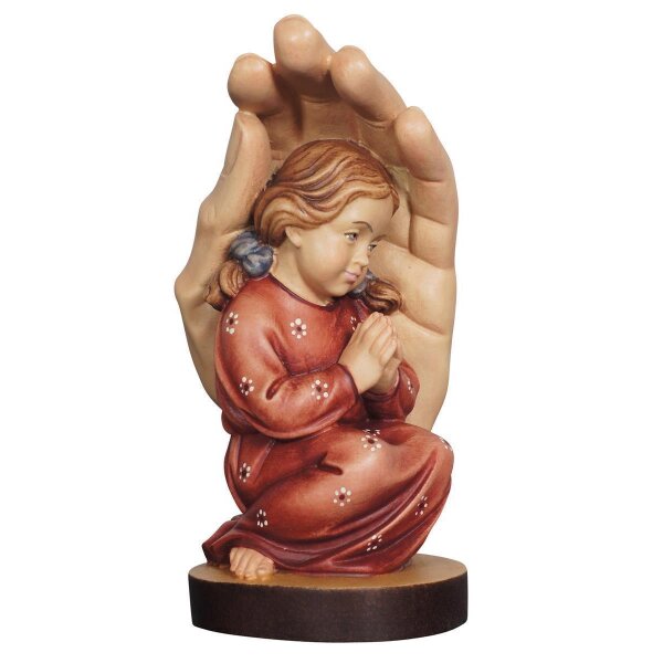 Guardian hand with girl - colored - 3 inch