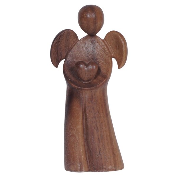 Angel Amore with heart nutwood - satined - 3,5 inch