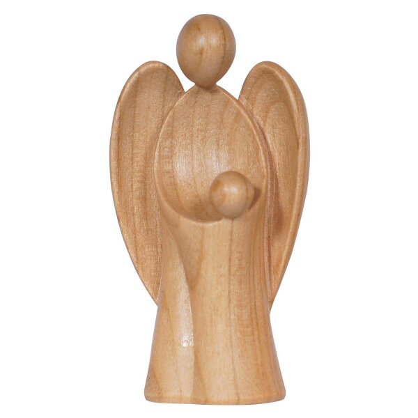 Guardian angel Amore with boy cherrywood - satined - 3,5 inch