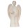 Guardian angel Amore with girl - natural wood - 3,5 inch