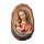 Wall madonna with child - colored - 3,5 inch