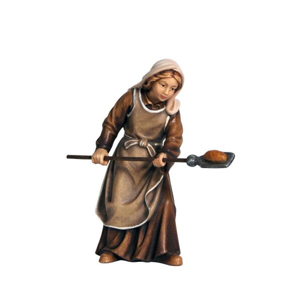 RA Shepherdess with bread - colored - 3,5 inch