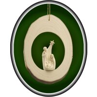 Branch disc with Holy Family