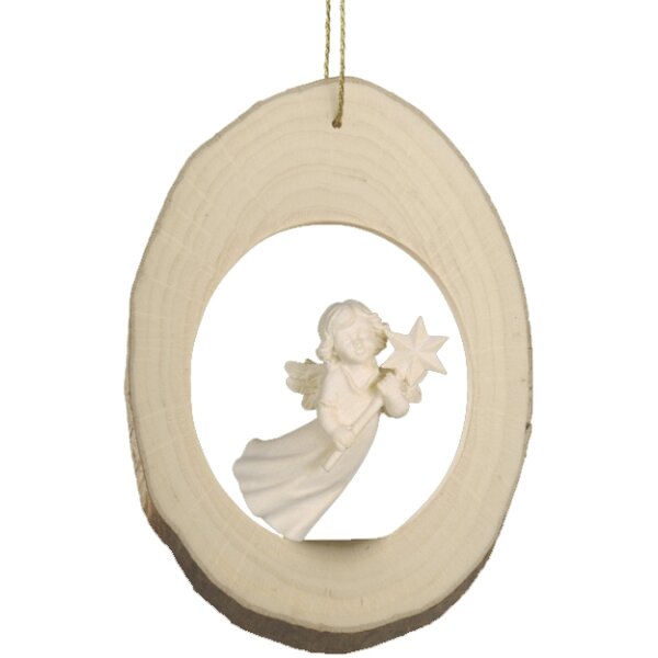 Branch disc with Mary Angel flying