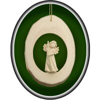 Branch disc with Mary Angel candle