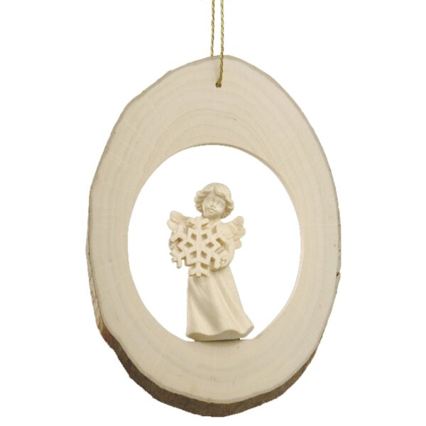 Branch disc with Mary Angel snowflake