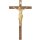Dolomiten Crucifix in wood rustic-style