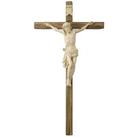 Dolomite Crucifix  made of lime wood