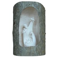 Holy Family, as whole, with Komet in a tree trunk