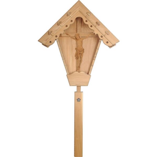 Croce di campagna con Crocifisso Dolo in quercia