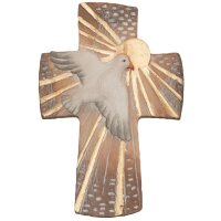 Peace Cross carved in wood