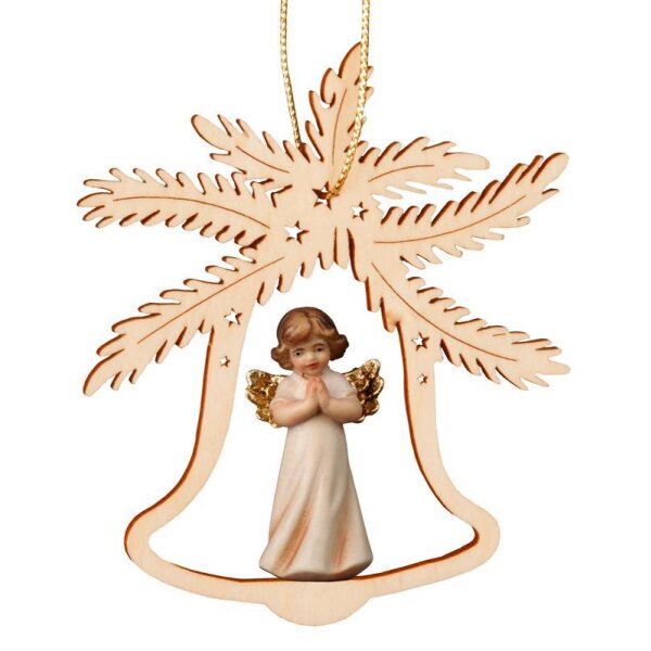 Bell with angel praying