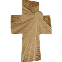 Gods love Cross, wood carved