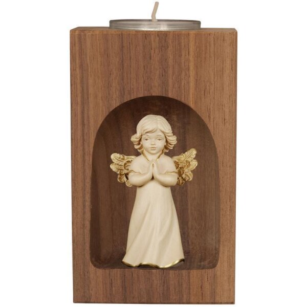 Candle holder with gardien angel