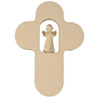 Crucifix for children with praying Angel, 4 cm