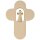 Kinderkreuz mit betenden Engel 4 cm, Holz