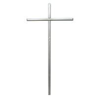 Cross of stainless steel