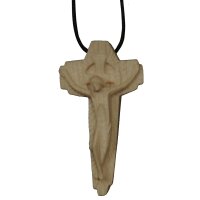 Necklace with a modern cross pendant
