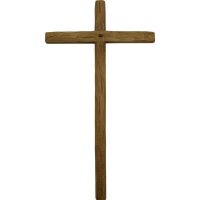 Croce diritta in legno
