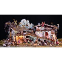 Krippe - Krippenfiguren Bethlehem mit Stall