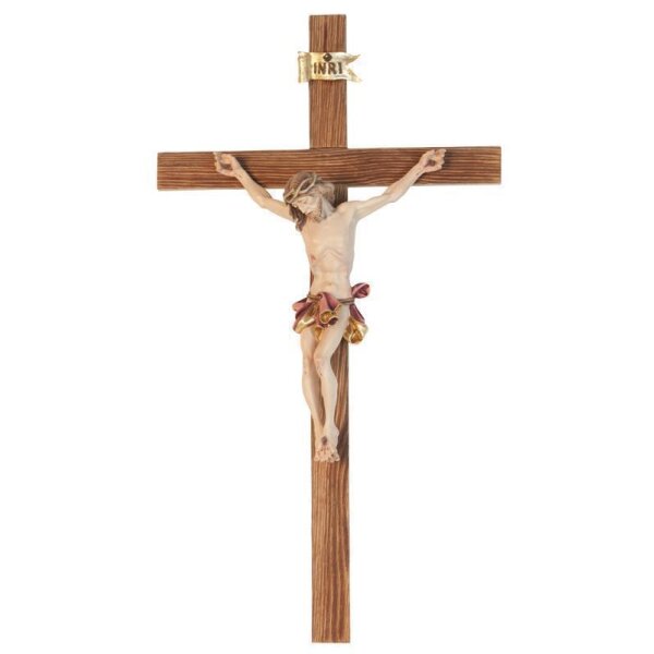 Baroque Crucifix in wood rustic-style