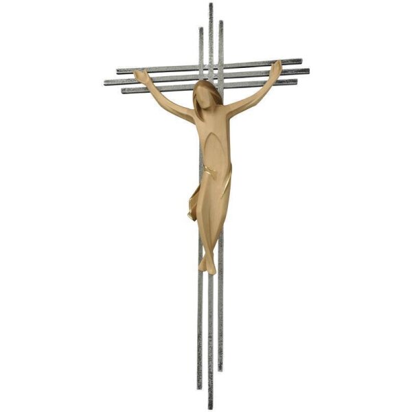 Kruzifix einfach mit Stahlbalken 3Fach