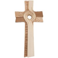 Meditation Cross, wood carved
