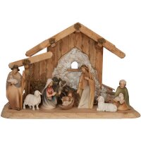 Morgenstern Nativity on stable for family