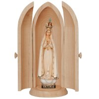 Nicchia con Madonna di Fatimá con corona