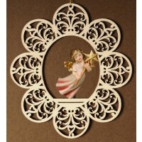 Ornament with angel flying