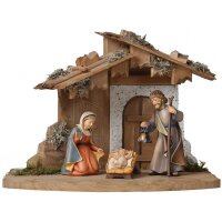 Stall für Heilige Familie mit Hl.Familie Bethlehem