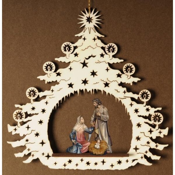 Christmas Tree with Holy Family Salcher