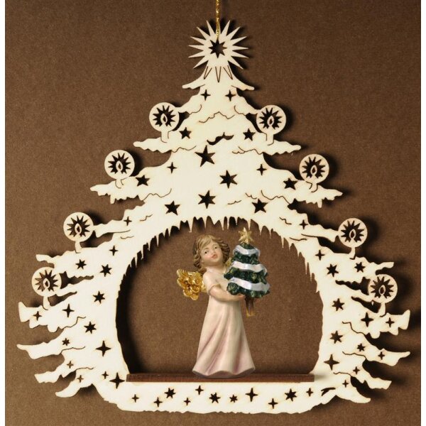 Christmas Tree, angel and fir tree