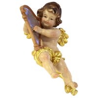 Putto angel with harp