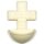 Holy water font + cross