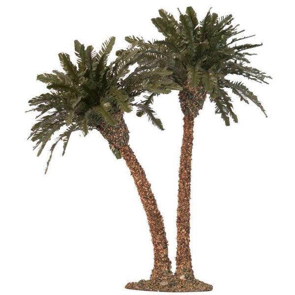 Palm tree, double - color in oil - 12,6 inch