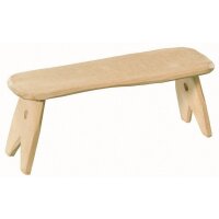 Bench for sitting shepherd - 3,54 inch - natural